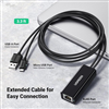 Cáp chuyển đổi Micro USB to Lan 10/100Mbps cáp dài 1M Ugreen 30985 cao cấp