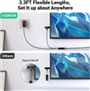 Cáp chuyển đổi Micro USB to Lan 10/100Mbps cáp dài 1M Ugreen 30985 cao cấp