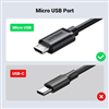 Cáp chuyển đổi Micro USB to Lan 10/100Mbps cáp dài 1M Ugreen 30985 cao cấp