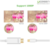 Cáp chuyển đổi mini DisplayPort to HDMI 2M cho Macbook air, Macbook Pro 10404 Ugreen Chính hãng