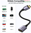 Cáp chuyển đổi Mini HDMI to HDMI 2.0 bện dù 4K@60Hz Ugreen 90593 cao cấp