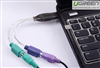 Cáp chuyển đổi USB 2.0 cổng PS/2 cho bàn phím chuột  Ugreen 20219 Chính hãng