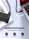 Cáp chuyển đổi USB 3.0 sang Sata III 2.5 HDD/SSD tốc độ 5Gbps Ugreen 70609 cao cấp (hỗ trợ 6TB)