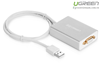 Cáp chuyển đổi USB to VGA chính hãng Ugreen 40244