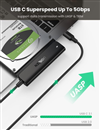 Cáp chuyển đổi USB Type-c 3.1 sang Sata III 2.5 HDD/SSD tốc độ 5Gbps Ugreen 70610 cao cấp