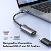 Cáp chuyển đổi USB Type-C to DP hỗ trợ 8K@60Hz chính hãng Ugreen 15517 bọc nhôm cao cấp