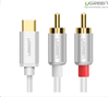 Cáp chuyển đổi USB Type C to RCA dài 1m chính hãng Ugreen 30734 cao cấp