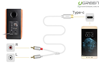 Cáp chuyển đổi USB Type C to RCA dài 1m chính hãng Ugreen 30734 cao cấp