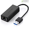 Cáp chuyển USB 3.0 to Lan hỗ trợ 10/100/1000 Mbps chính hãng Ugreen UG-20256