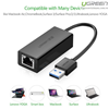 Cáp chuyển USB 3.0 to Lan hỗ trợ 10/100/1000 Mbps chính hãng Ugreen UG-20256