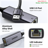 Cáp chuyển USB-A 3.0 to Lan 10/100/1000Mbps Ugreen 15637 vỏ nhôm cao cấp