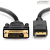 Cáp Displayport to DVI 24+1 dài 2m chính hãng Ugreen 10221