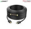 Cáp HDMI 1.4 dài 40M hỗ trợ Ethernet + 4K2K Ugreen 50764 (Chip Khuếch Đại)