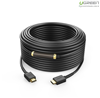 Cáp HDMI 1.4 dài 80M hỗ trợ Ethernet + 4k 2k HDMI chính hãng Ugreen 50409 (Chip Khuếch Đại)