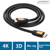 Cáp HDMI 12M hỗ trợ 3D full HD 4Kx2K chính hãng Ugreen 10171 cao cấp