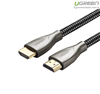 Cáp HDMI 2.0 Carbon 1,5m chuẩn 4K@60MHz Ugreen 50107 mạ vàng cao cấp