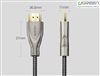 Cáp HDMI 2.0 Carbon 15m chuẩn 4K@60MHz Ugreen 50114 mạ vàng cao cấp