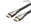 Cáp HDMI 2.0 Carbon 5m chuẩn 4K@60MHz Ugreen 50110 mạ vàng cao cấp