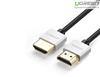Cáp HDMI 2.0 siêu mỏng dài 1M hỗ trợ 4K, 3D Chính hãng Ugreen UG-30476