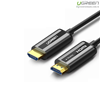 Cáp HDMI 2.0 sợi quang hợp kim kẽm 50m chính hãng Ugreen 50219 cao cấp