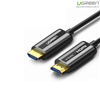 Cáp HDMI 2.0 sợi quang hợp kim kẽm 80m hỗ trợ 4K/60Hz chính hãng Ugreen 50221 cao cấp