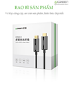 Cáp HDMI 2.0 sợi quang hợp kim kẽm 80m hỗ trợ 4K/60Hz chính hãng Ugreen 50221 cao cấp