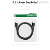 Cáp HDMI 2.1 dài 0,5M 8K@60Hz 48Gbps hỗ trợ HDR eARC Ugreen 45429 cao cấp