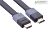 Cáp HDMI mỏng dẹt dài 3m hỗ trợ 3D 4K Chính hãng Ugreen 30111 cao cấp