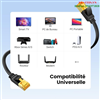 Cáp mạng Cat7 dẹt U/FTP dài 10M tốc độ 10Gbps tần số 600Mhz Ugreen 20515 cao cấp