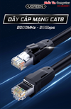 Cáp mạng Cat8 đúc sẵn dài 0,5M 24AWG Class S/FTP Ugreen 80787 cao cấp