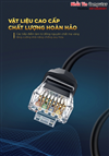 Cáp mạng Cat8 đúc sẵn dài 0,5M 24AWG Class S/FTP Ugreen 80787 cao cấp