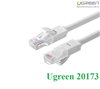 Cáp mạng đúc sẵn Cat6 dài 0,5m chính hãng Ugreen 20173 cao cấp màu trắng
