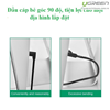Cáp mạng đúc sẵn Cat6 đầu bẻ góc 90 độ dài 1m chính hãng Ugreen 30833 cao cấp