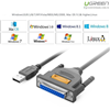 Cáp máy in USB to LPT DB25 Parallel dài 3m chính hãng Ugreen 20795 cao cấp