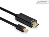 Cáp Mini DisplayPort to HDMI dài 1,5M chính hãng Ugreen 10450 (Màu Đen) cao cấp