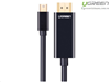 Cáp Mini DisplayPort to HDMI dài 1,5M chính hãng Ugreen 10450 (Màu Đen) cao cấp
