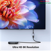 Cáp mở rộng tín hiệu HDMI 2.1 âm-dương dài 15cm 8K@60Hz Ugreen 15518 cao cấp