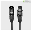 Cáp nối dài Microphone XLR 15m chính hãng Ugreen 20716 cao cấp