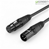 Cáp nối dài Microphone XLR 15m chính hãng Ugreen 20716 cao cấp