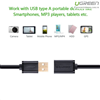 Cáp nối dài USB 2.0 mạ vàng Ugreen US136