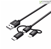 Cáp sạc đa năng Micro USB dài 1m chính hãng Ugreen 30784 cao cấp