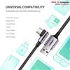 Cáp sạc, dữ liệu USB-A to USB Type-C bẻ góc 90 độ dài 3M Ugreen 70255 cao cấp