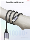 Cáp sạc, dữ liệu USB Type-A 2.0 sang USB Type-C dài 3M Ugreen 60408 cao cấp (bện nylon)
