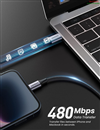Cáp sạc, dữ liệu USB Type-C to Lightning dài 1,8M chuẩn MFI Apple, sạc nhanh 3A Ugreen 60761 (Đen)
