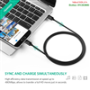 Cáp sạc, dữ liệu USB Type-C to Micro USB dài 1M Ugreen 50444 cao cấp