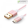 Cáp sạc Micro USB cắm 2 chiều dài 1m chính hãng Ugreen 30855 cao cấp