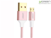 Cáp sạc Micro USB cắm 2 chiều dài 1m chính hãng Ugreen 30855 cao cấp
