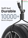 Cáp sạc nhanh, dữ liệu Type-C dài 2M Silicone bọc nylon hỗ trợ PD 100W/5A Ugreen 15277 cao cấp