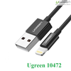 Cáp sạc USB 2.0 Lightning dài 2m chuẩn MFI chính hãng Ugreen 10472 cao cấp