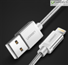 Cáp sạc USB 2.0 Lightning dài 2m chuẩn MFI chính hãng Ugreen 30586 cao cấp